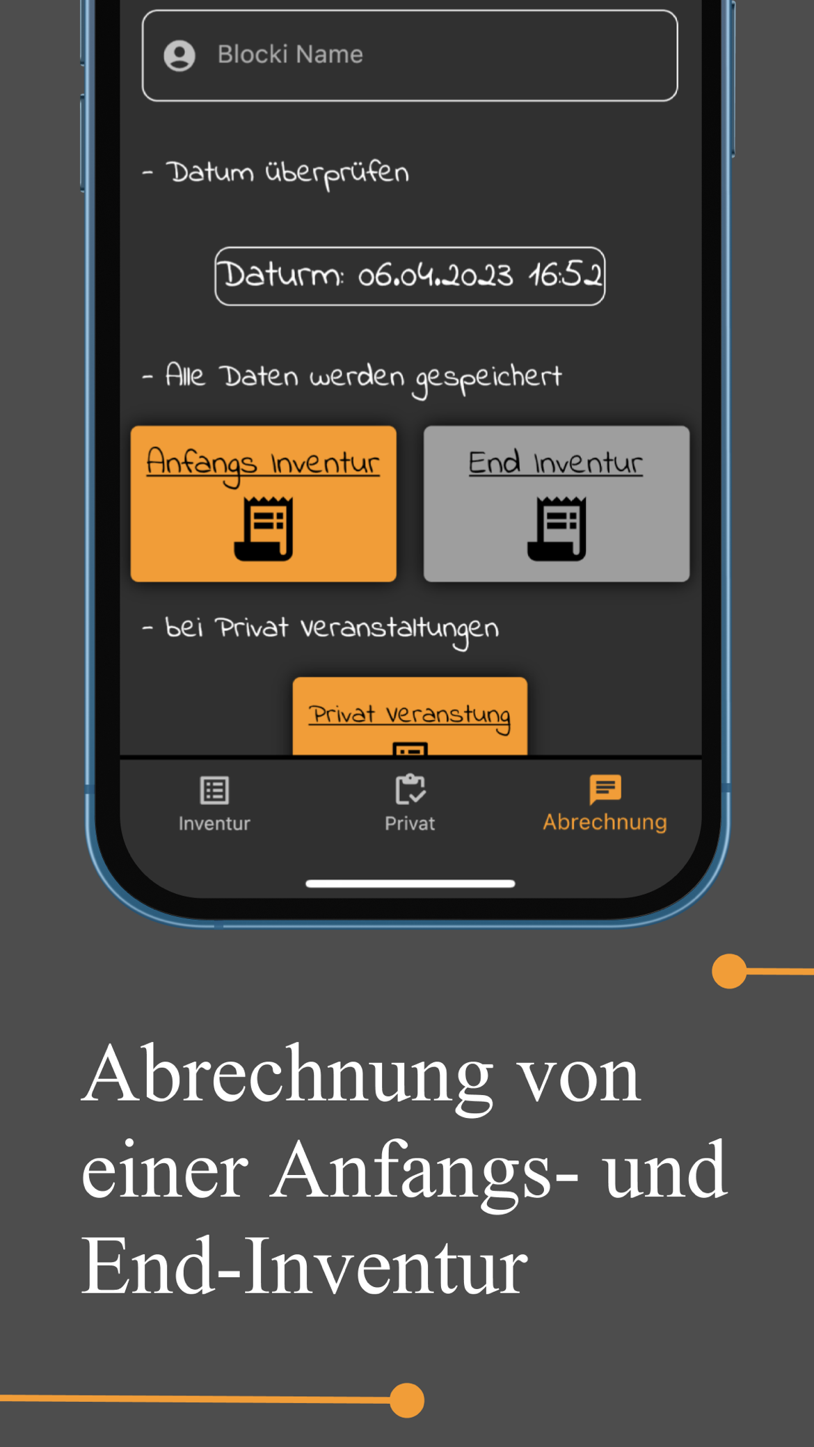 InventurBlock17 — Bericht